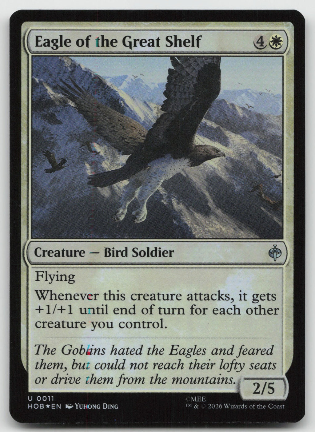 Eagle of the Great Shelf U Foil The Hobbit 11 NM