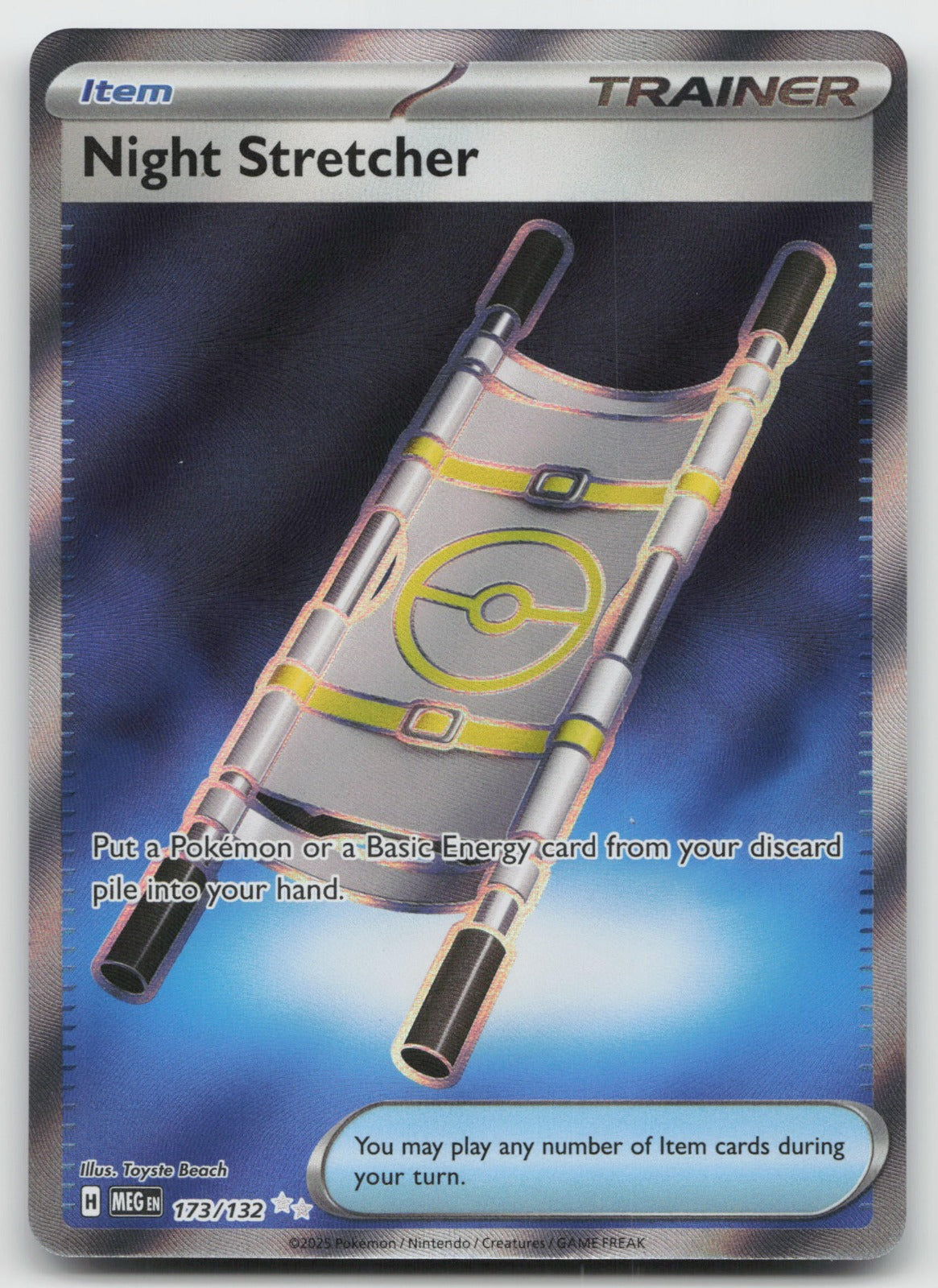 Night Stretcher Holo Ultra Rare ME01: Mega Evolution 173/132 NM
