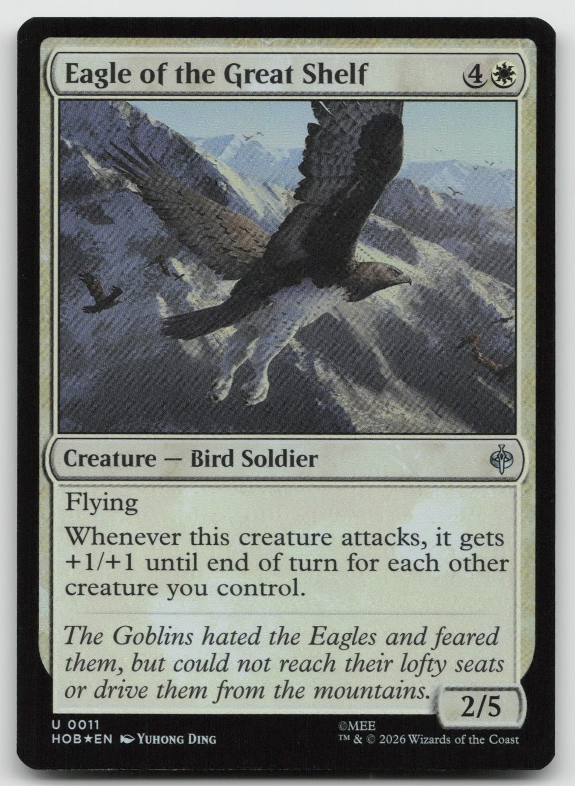Eagle of the Great Shelf Foil U The Hobbit 11 NM