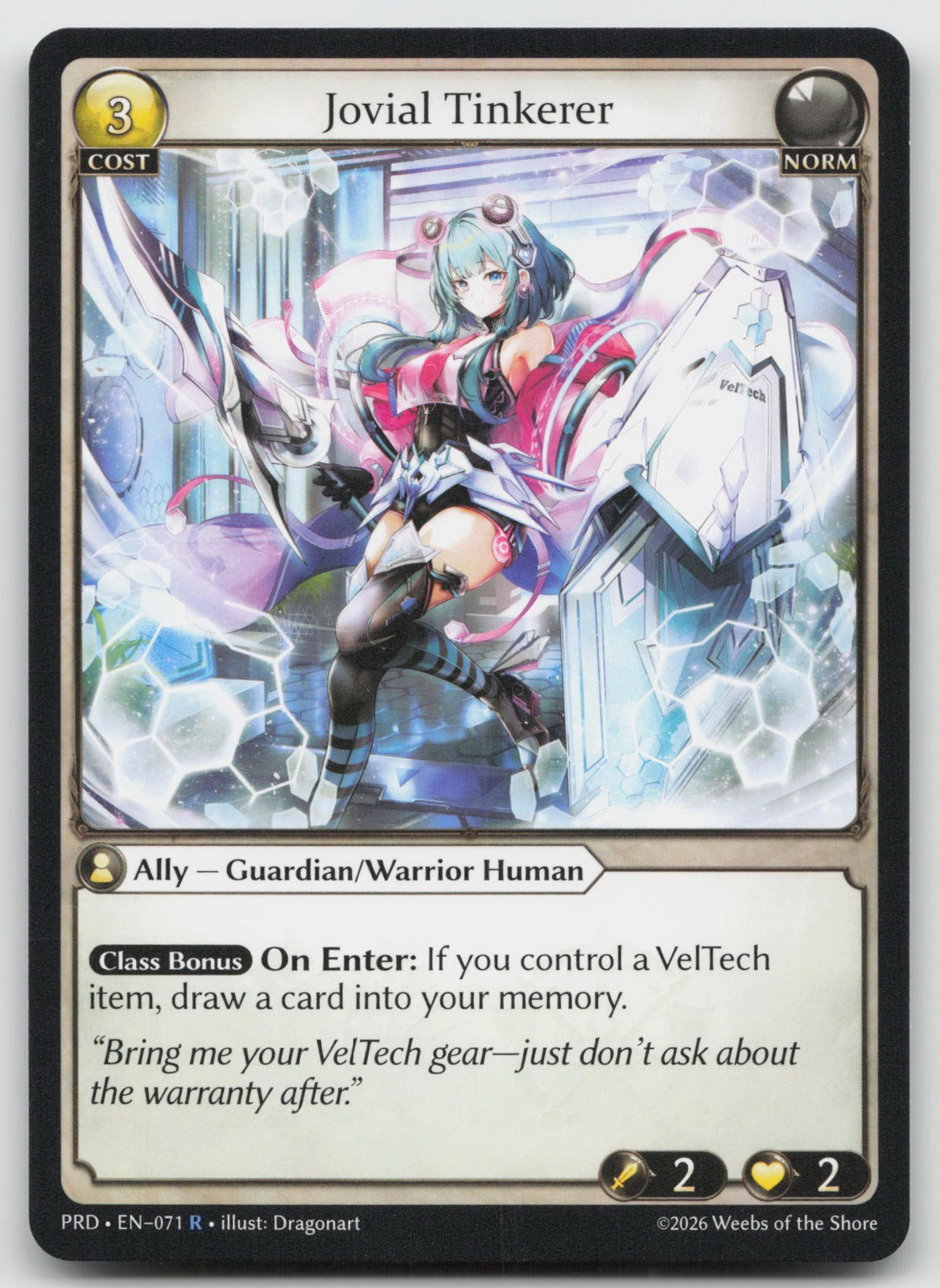 Jovial Tinkerer Rare .asphodel/paradise 071 NM