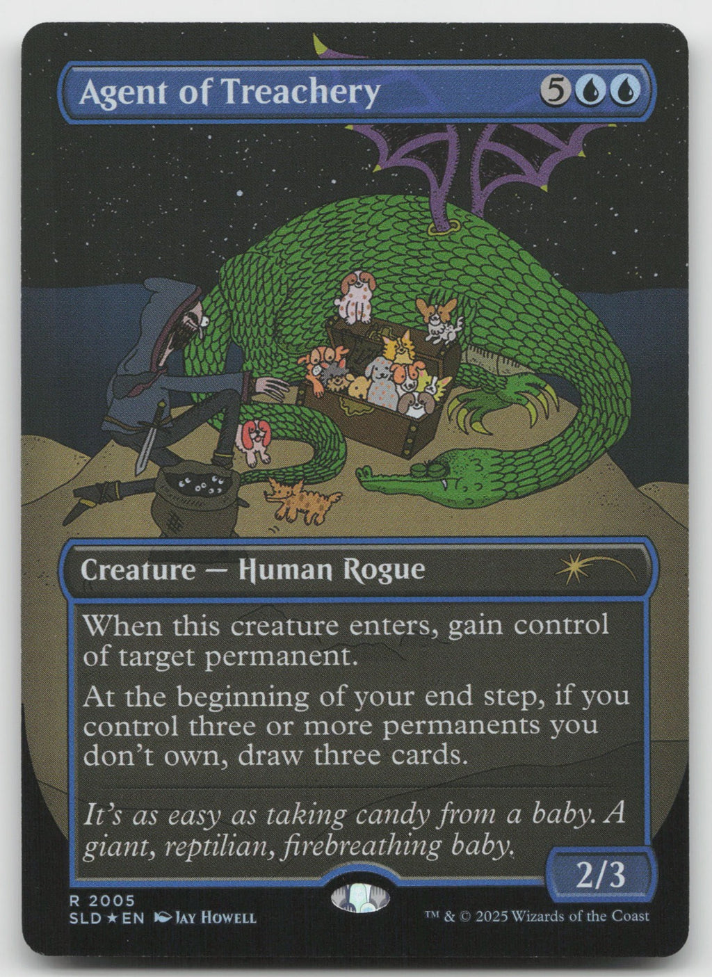 Agent of Treachery (Rainbow Foil) R Foil Secret Lair Drop Series 2005 NM