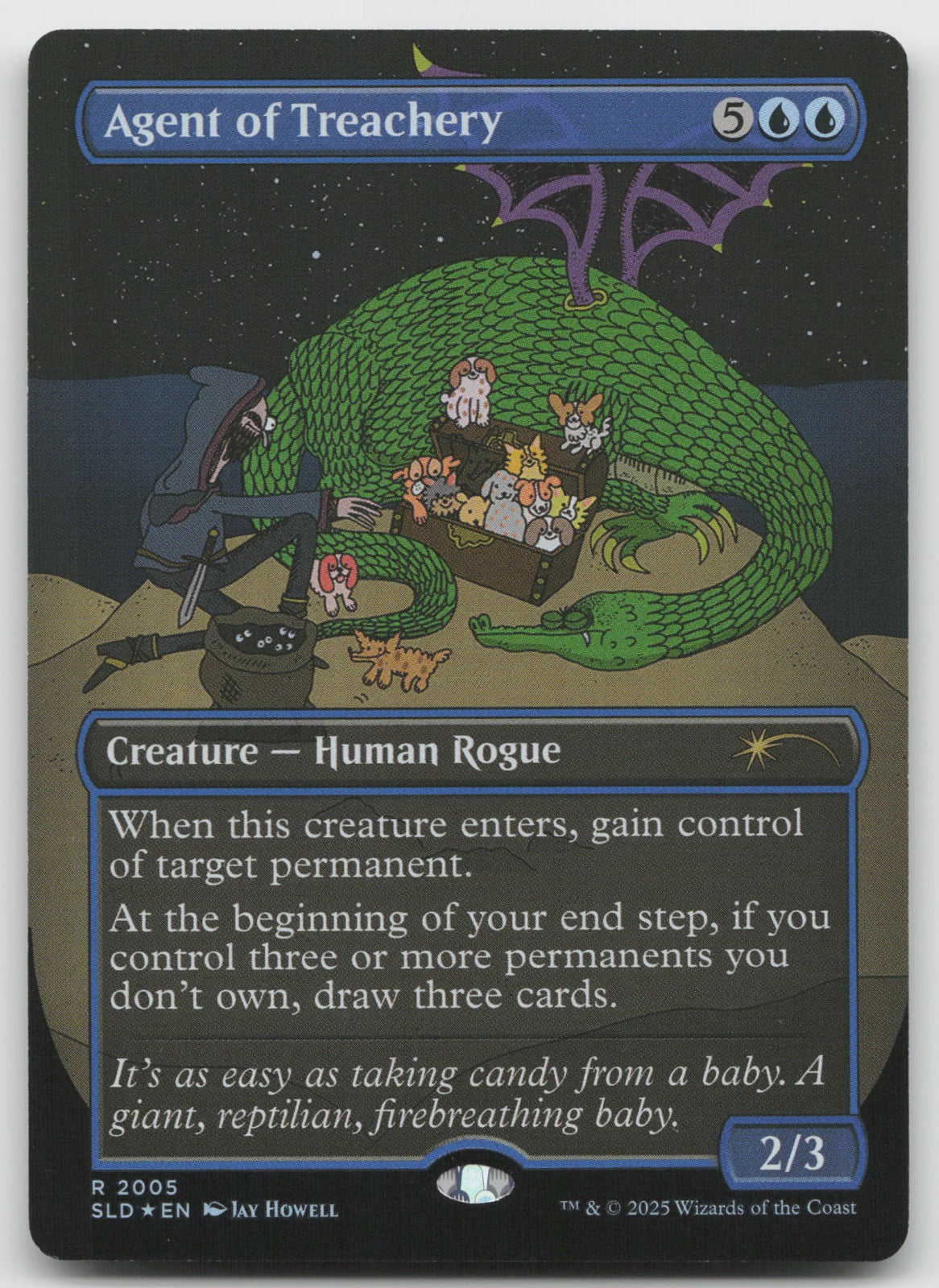 Agent of Treachery (Rainbow Foil) R Foil Secret Lair Drop Series 2005 NM