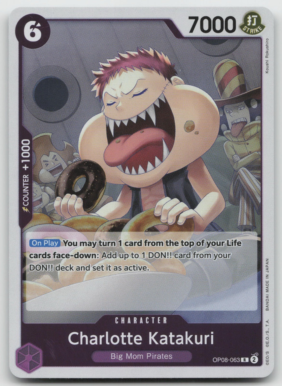 Charlotte Katakuri (063) R Foil Two Legends OP08-063 NM