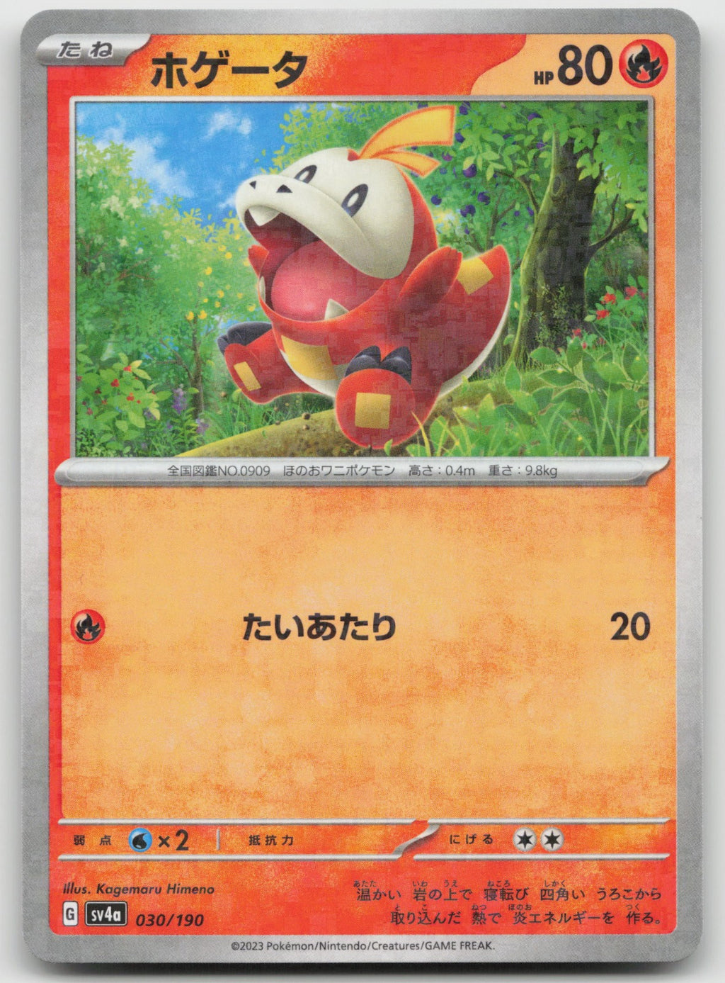 Fuecoco - (Mirror Holofoil) Holo SV4a: Shiny Treasure ex 030/190 NM