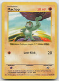 Machop Common Normal Base Set (Shadowless) 52/102 DMG