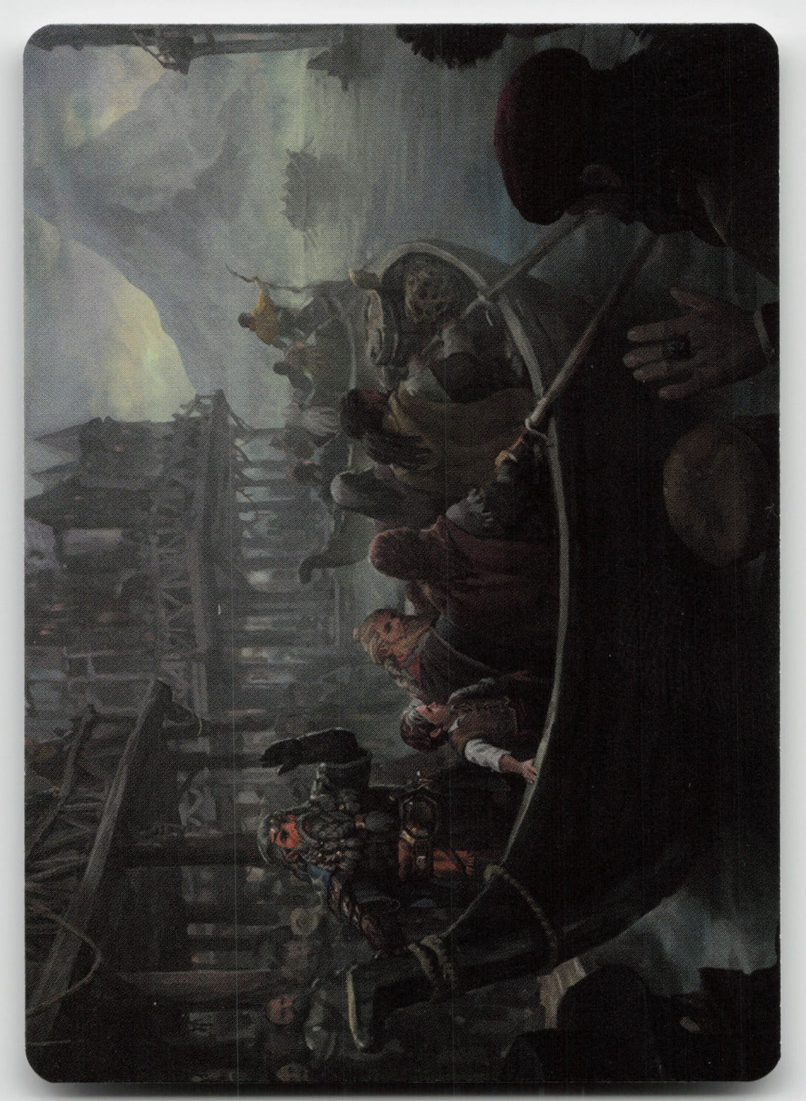 Uneasy Partings Art Card S Art Series: The Hobbit 14 NM