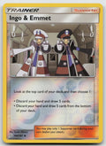 Ingo & Emmet Reverse Holo Uncommon SM - Team Up 144/181 NM