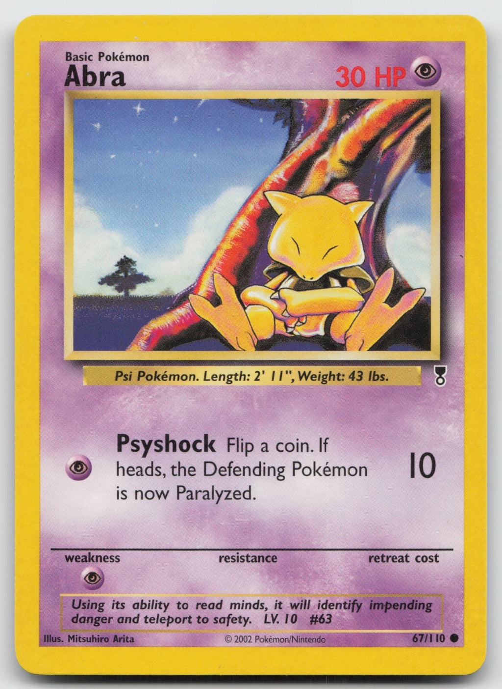 Abra Common Legendary Collection 67/110 LP