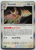 Noctowl Rare Holo SV07: Stellar Crown 115/142 NM