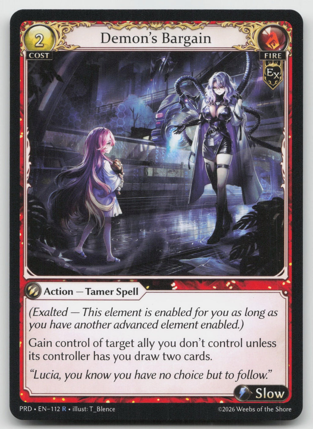 Demon's Bargain Rare .asphodel/paradise 112 NM