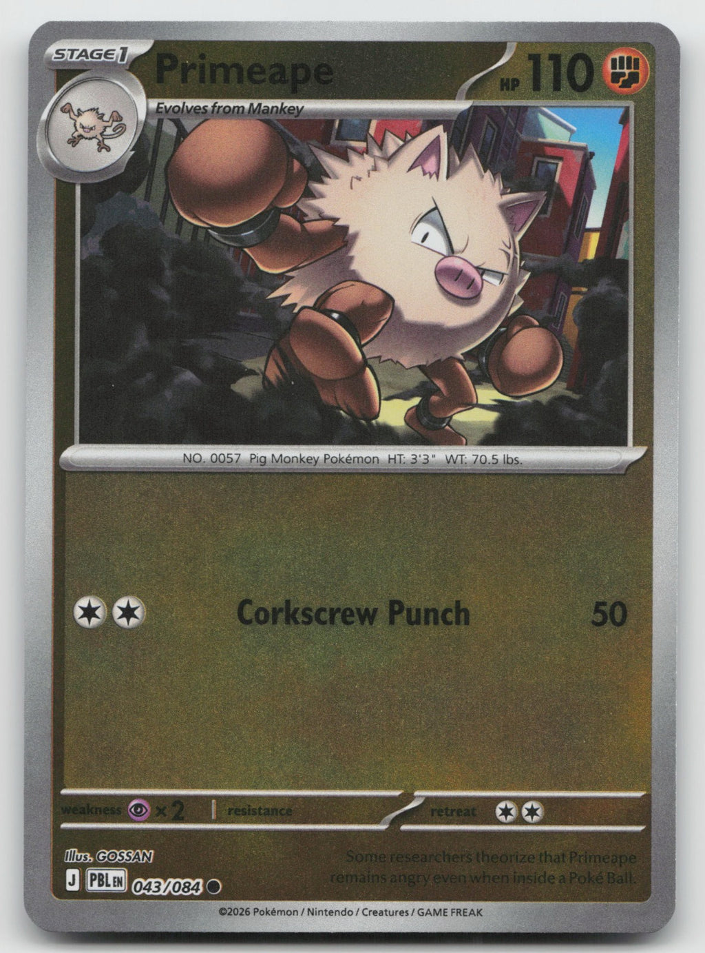 Baltoy Common Reverse Holo ME04: Chaos Rising 046/086 NM