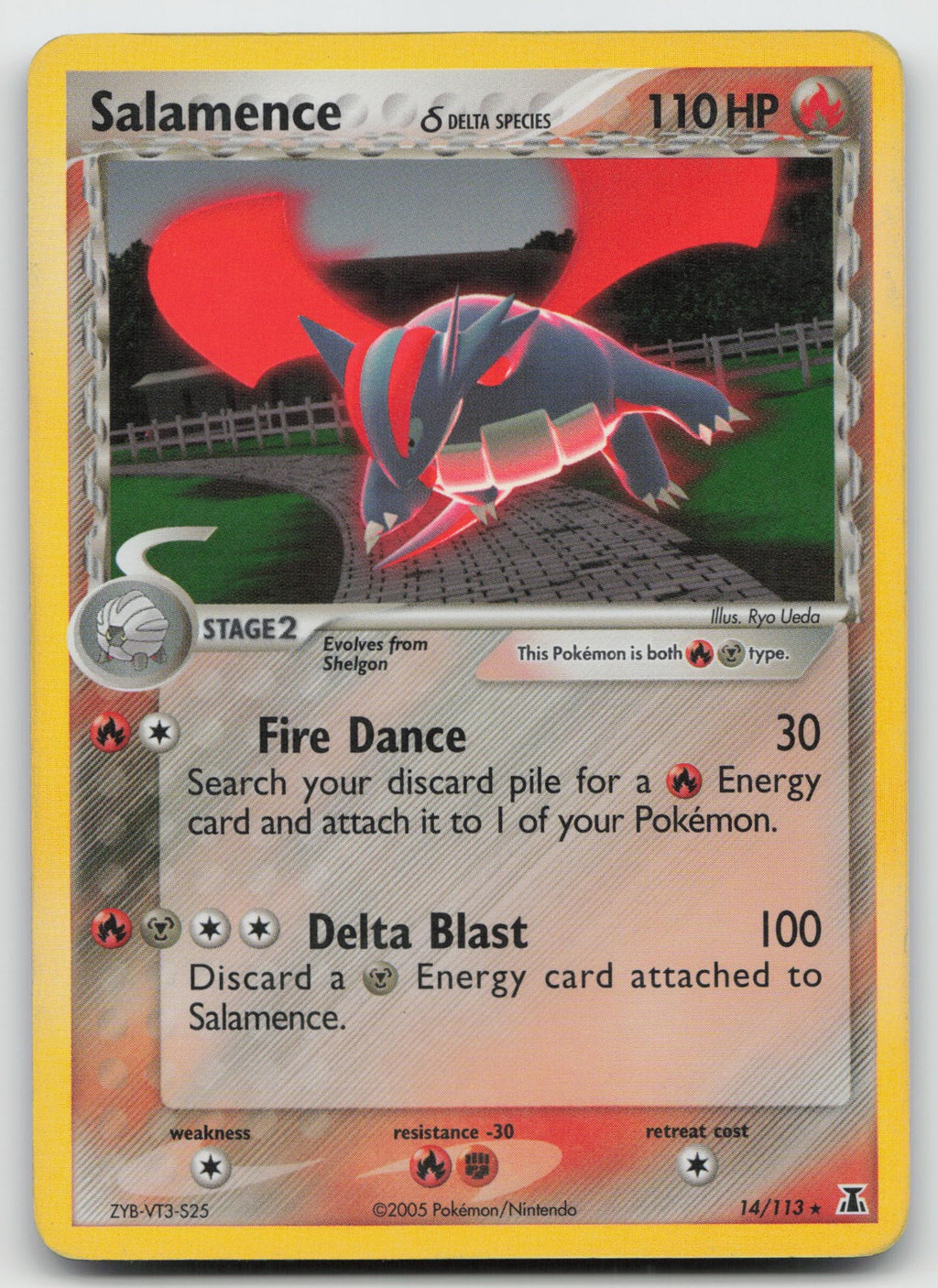 Salamence (Delta Species) Holo Rare Delta Species 14/113 HP
