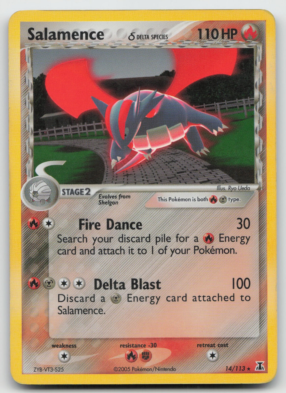Salamence (Delta Species) Holo Rare Delta Species 14/113 HP