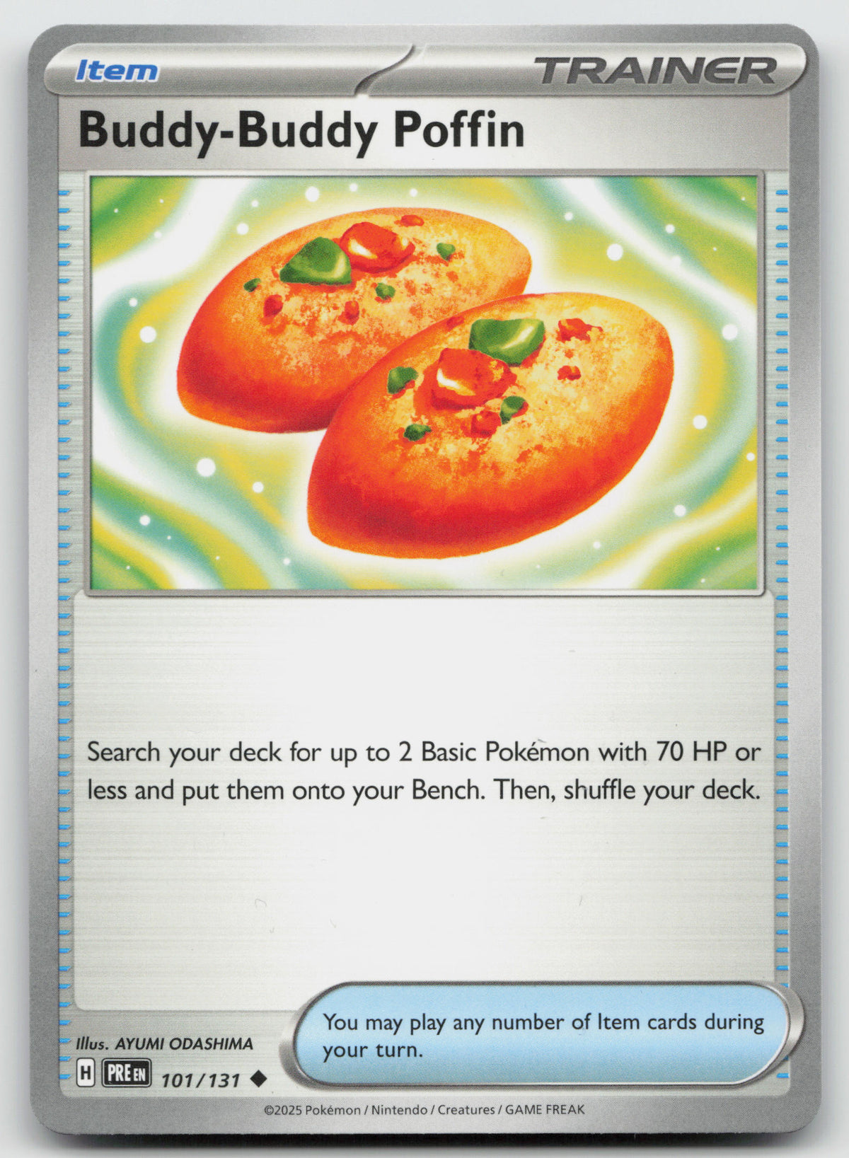 Buddy-Buddy Poffin Uncommon Normal SV: Prismatic Evolutions 101/131 NM