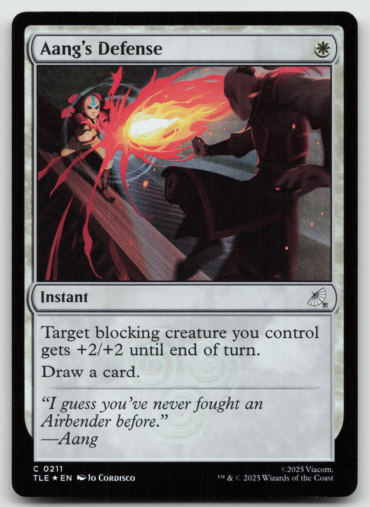 Aang's Defense () C Foil Avatar: The Last Airbender: Eternal-Legal 211 NM