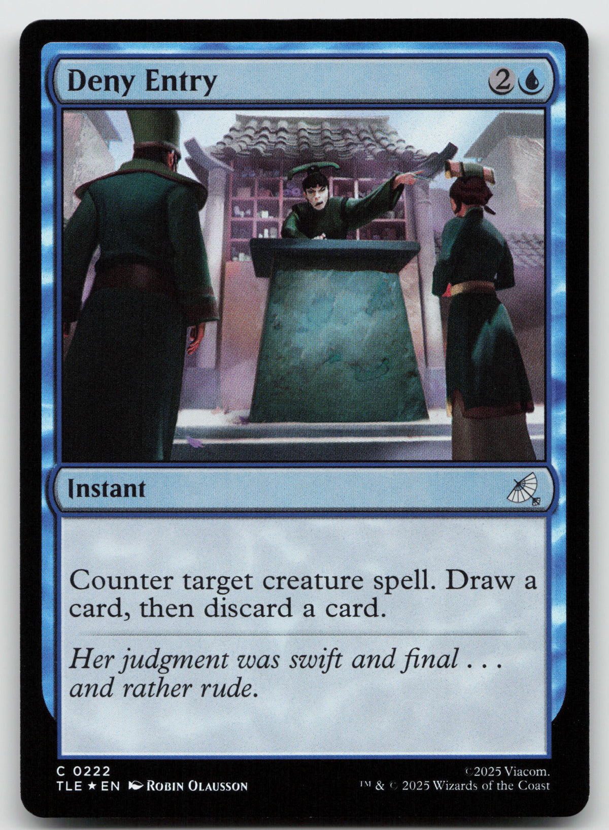 Deny Entry C Foil Avatar: The Last Airbender: Eternal-Legal 222 NM
