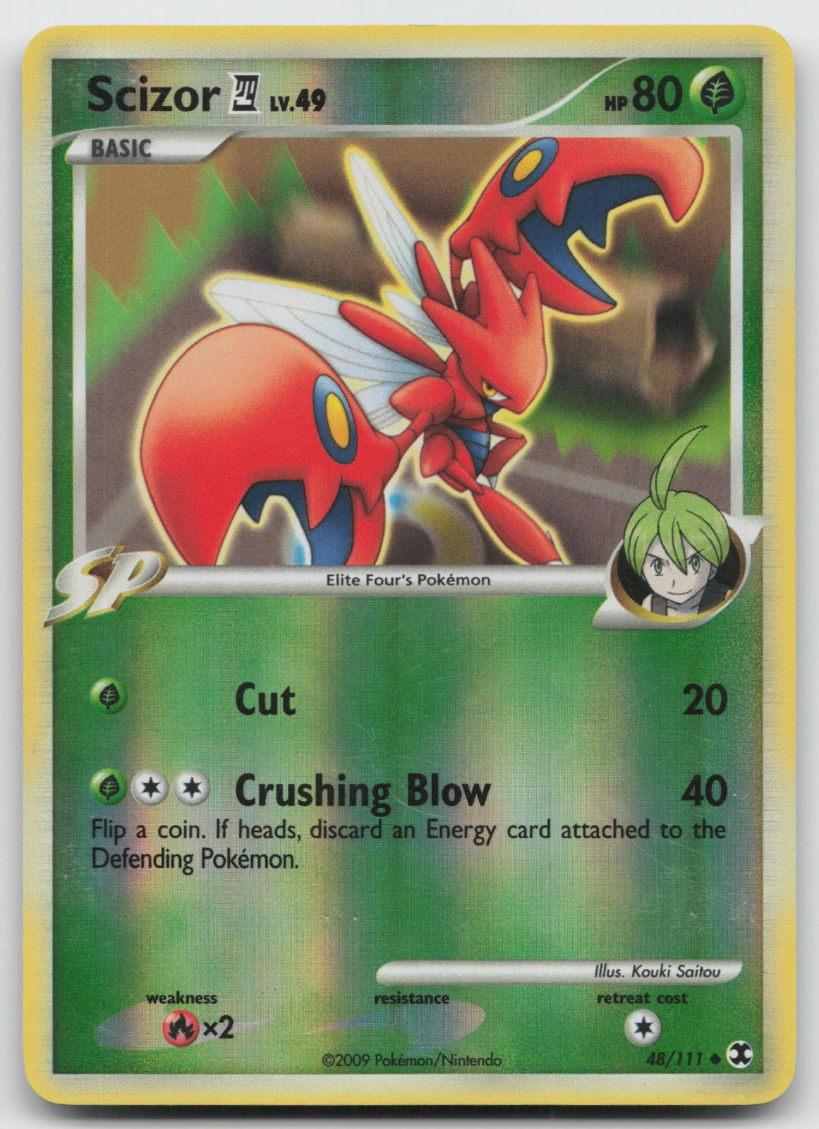 Scizor E4 Uncommon Reverse Holo Rising Rivals 48/111 LP