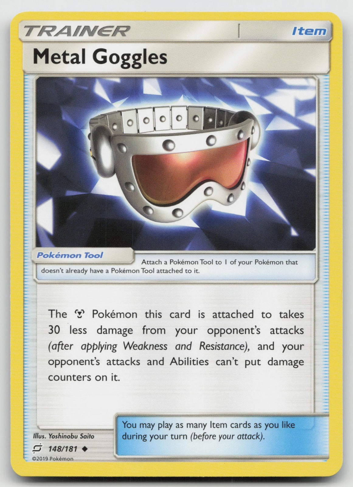 Metal Goggles Uncommon SM - Team Up 148/181 NM