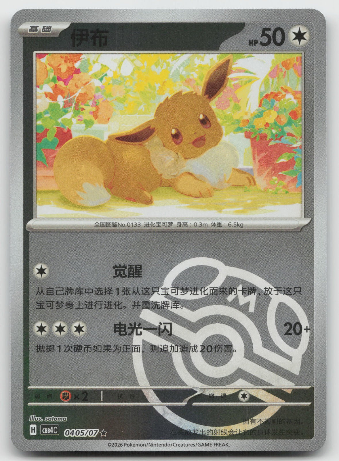 Eevee Rare Gem Vol 4 04 05/196 NM
