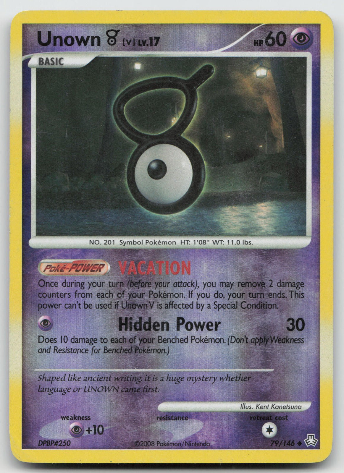 Unown (V) Uncommon Reverse Holo Legends Awakened 79/146 DMG