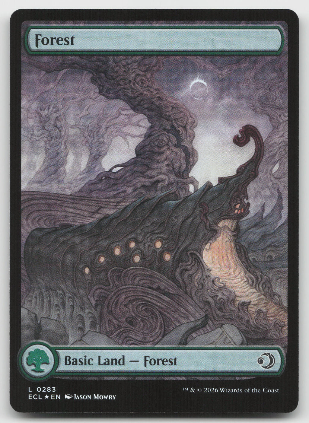Forest (0283) L Foil Lorwyn Eclipsed 283 NM