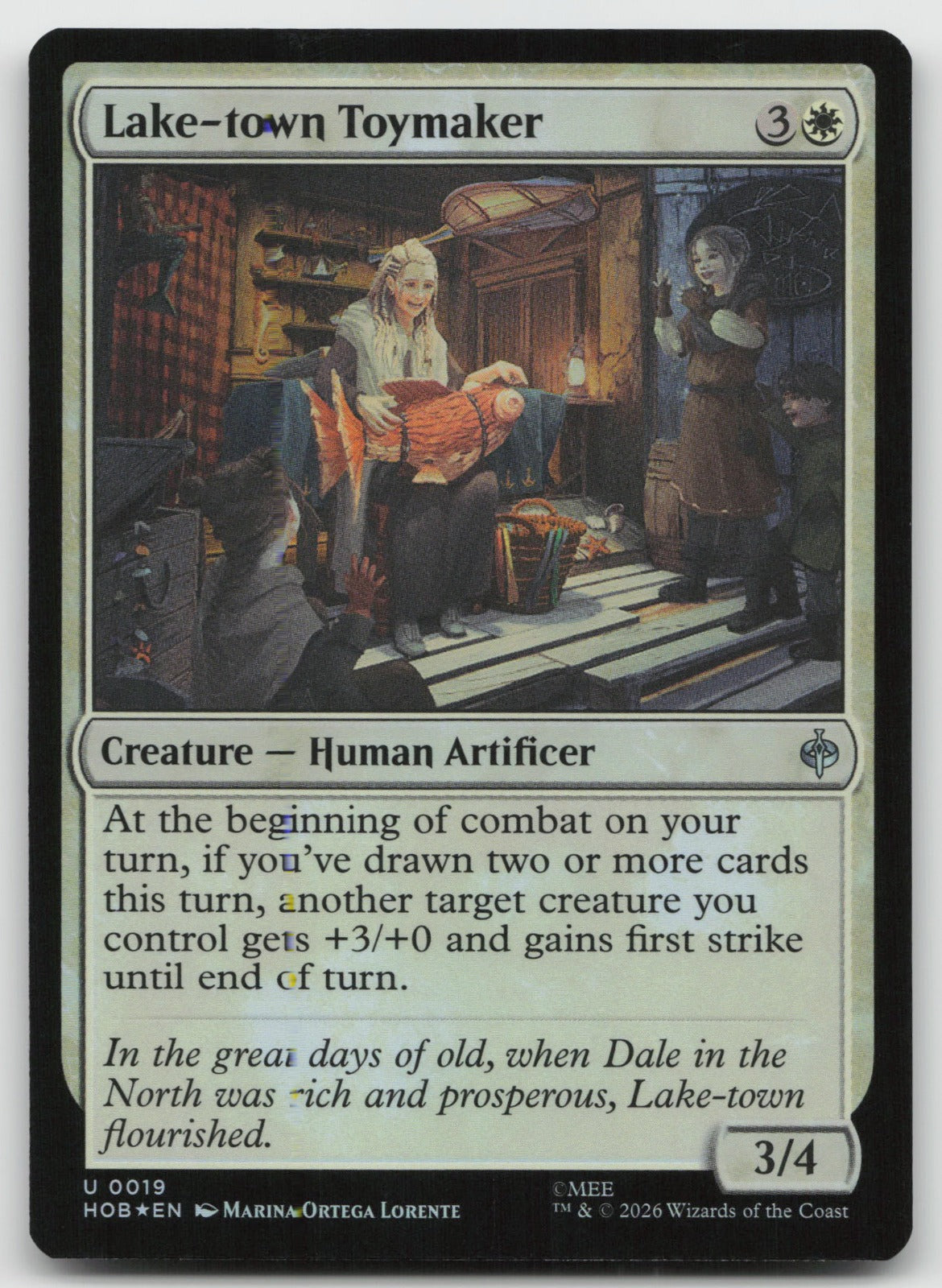 Lake-town Toymaker U Foil The Hobbit 19 NM
