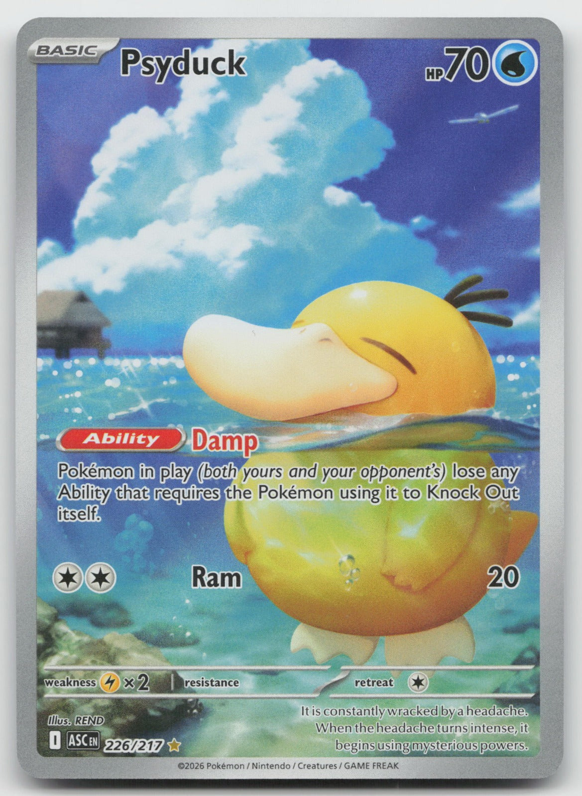 Psyduck Illustration Rare Holo ME: Ascended Heroes 226/217 NM