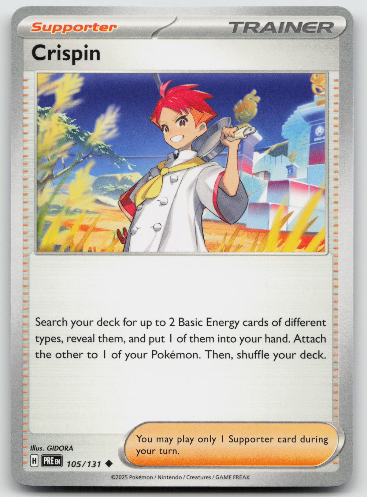 Crispin - Uncommon Normal SV: Prismatic Evolutions 105/131 NM