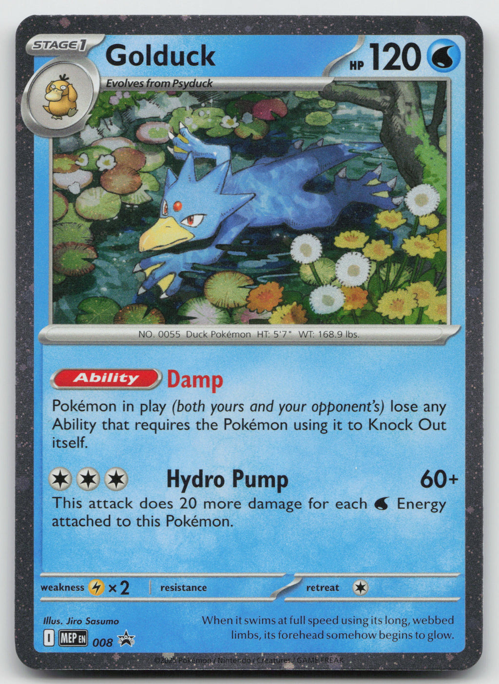 Golduck - Holo ME: Mega Evolution Promo MEP008 NM
