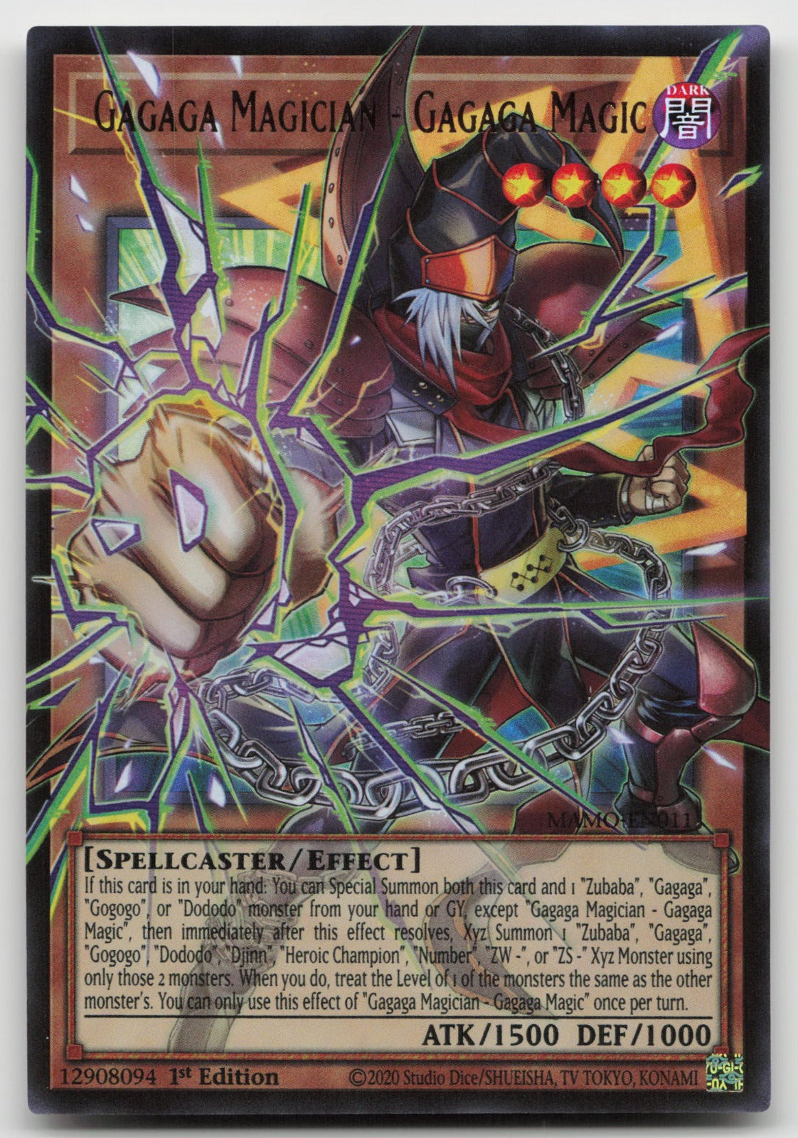 Gagaga Magician - Gagaga Magic (Extended Art) Magnificent Monsters MAMO-EN011 NM