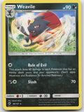 Weavile Rare SM - Burning Shadows 86/147 VLP