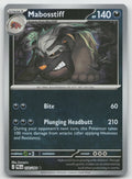 Mabosstiff Reverse Holo Common ME05: Pitch Black 058/084 NM