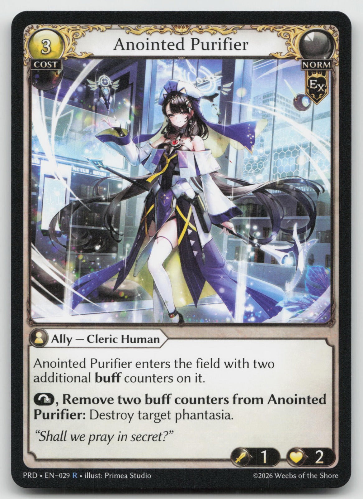 Anointed Purifier Rare .asphodel/paradise 029 NM
