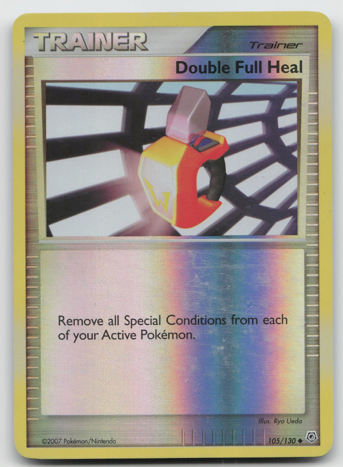 Double Full Heal Uncommon Reverse Holo Diamond and Pearl 105/130 VLP