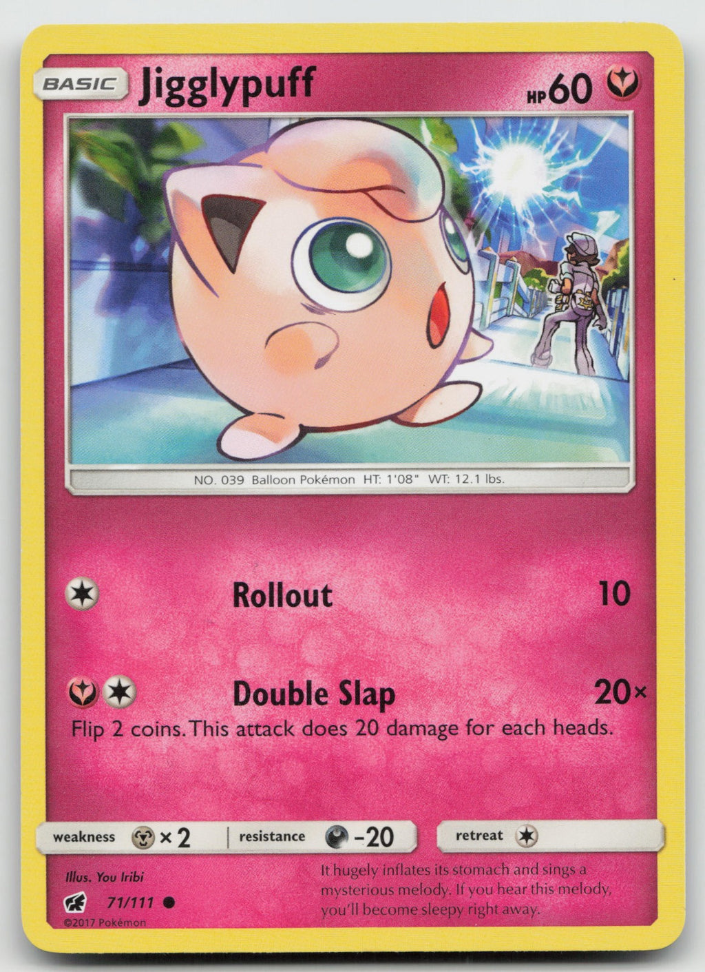 Jigglypuff Common SM - Crimson Invasion 71/111 LP