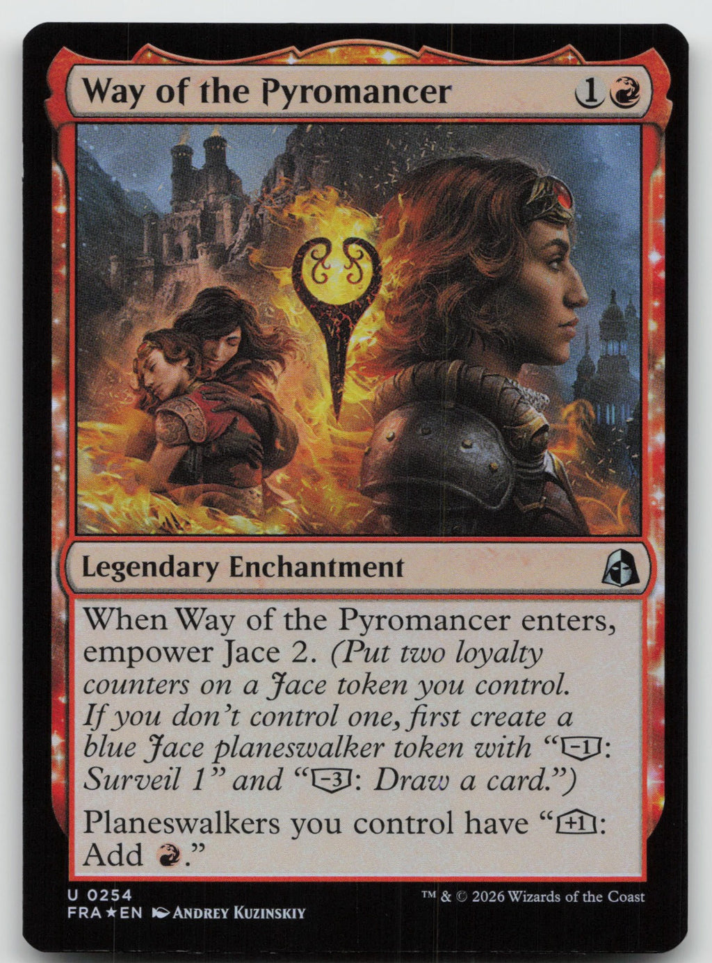 Way of the Pyromancer U Foil Reality Fracture 254 NM
