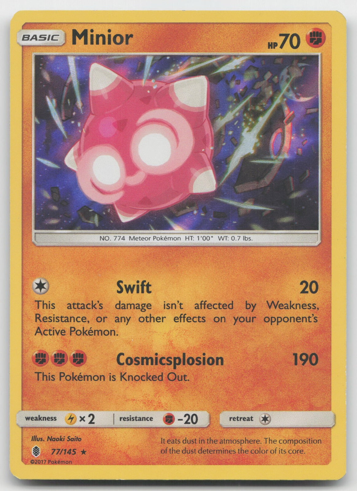 Minior Holo Rare SM - Guardians Rising 77/145 LP