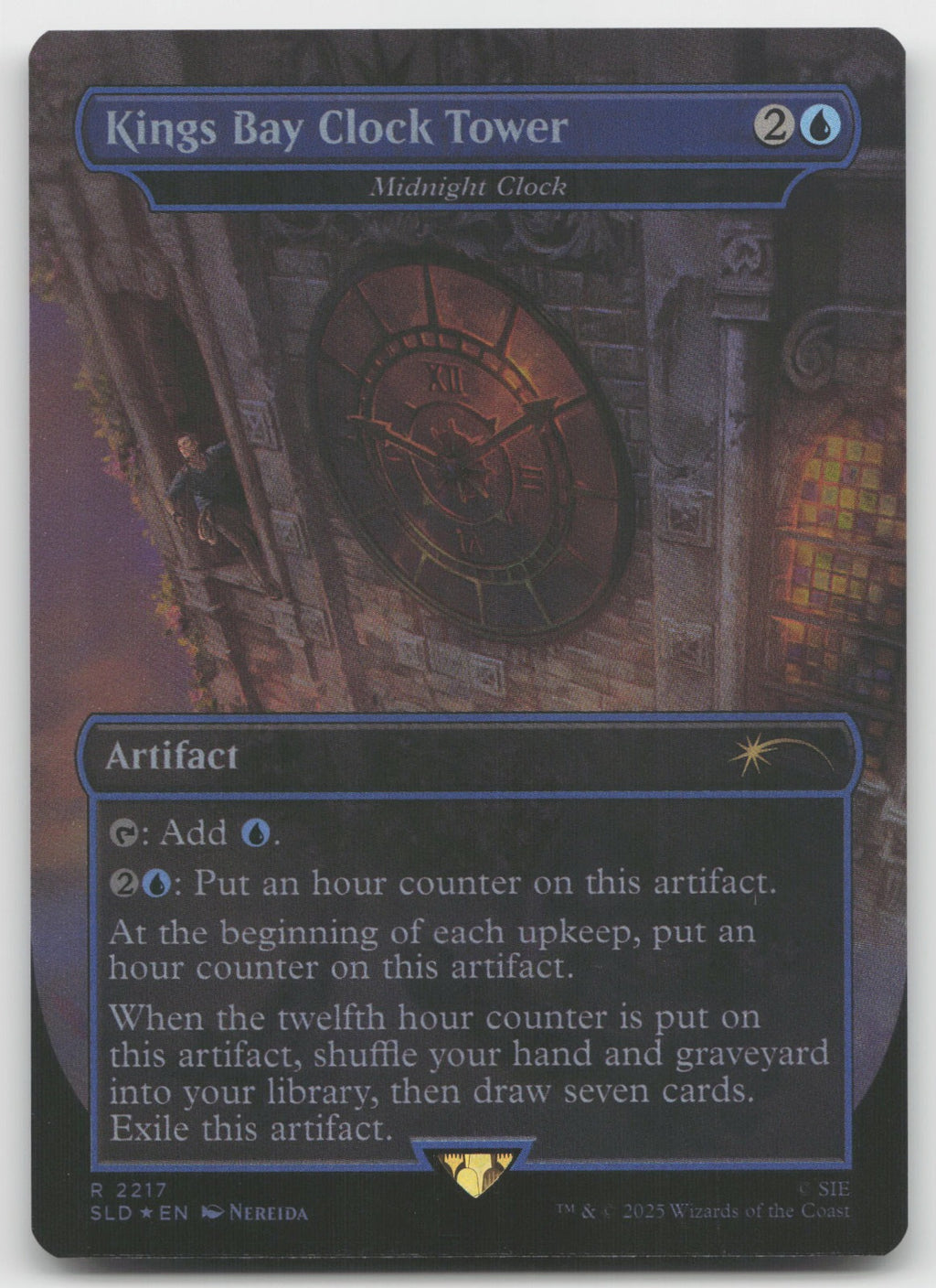 Kings Bay Clock Tower - Midnight Clock (Foil) R Secret Lair Drop Series 2217 NM