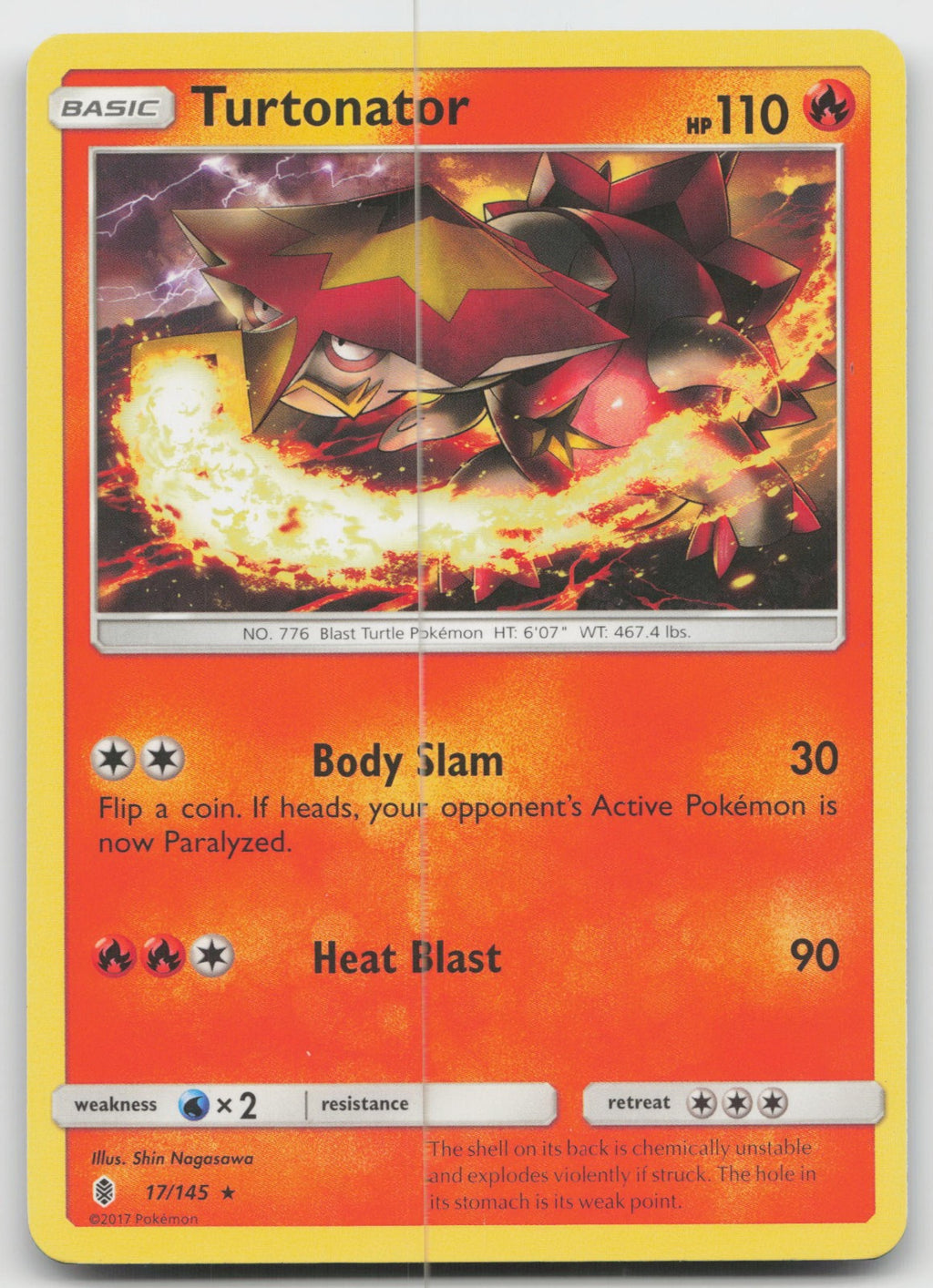 Turtonator Rare SM - Guardians Rising 17/145 VLP