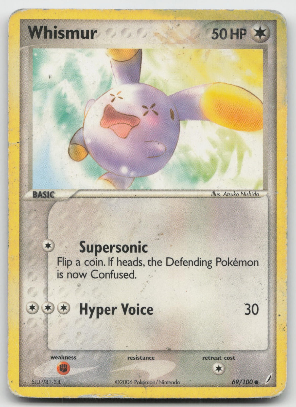 Whismur Common Crystal Guardians 69/100 DMG
