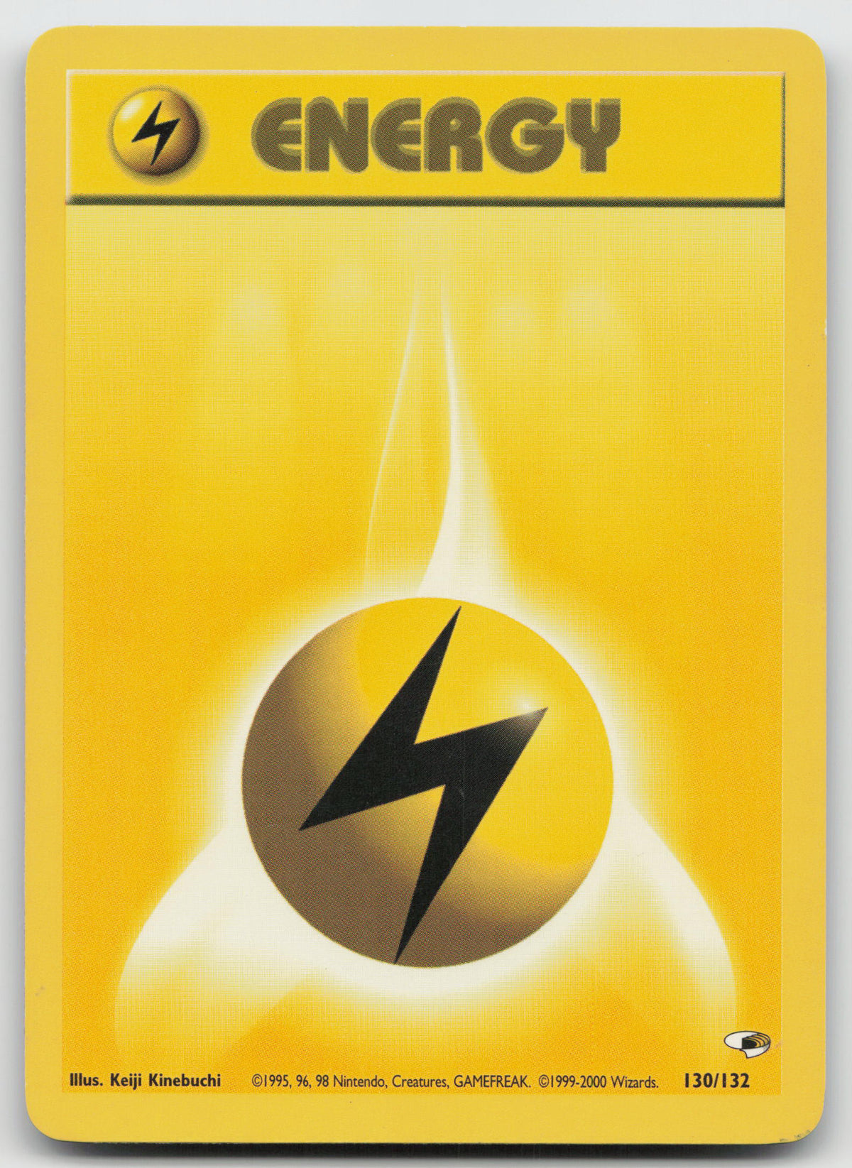 Lightning Energy Common Unlimited Gym Heroes 130/132 HP