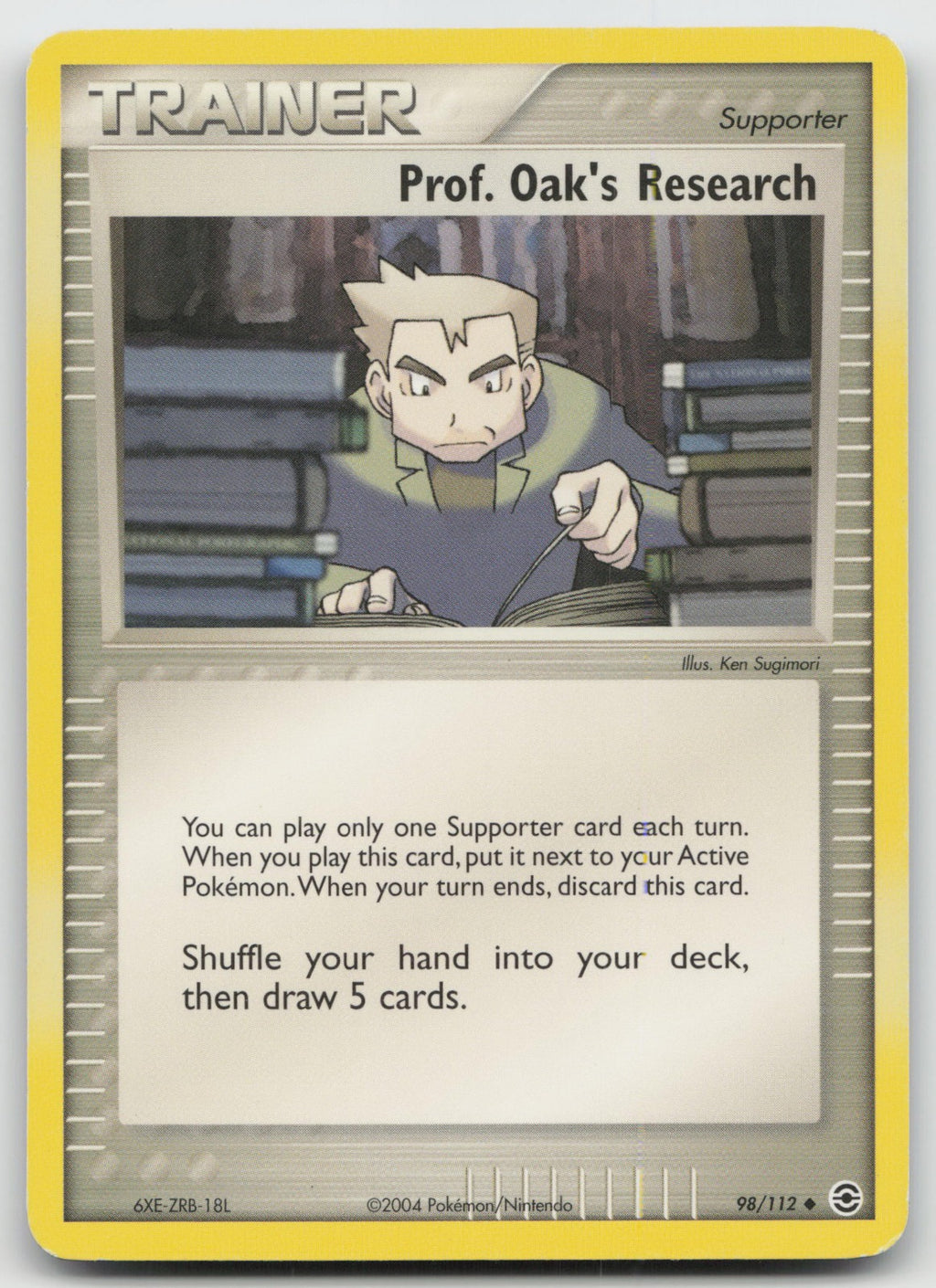 Prof. Oak's Research Uncommon FireRed & LeafGreen 98/112 MP