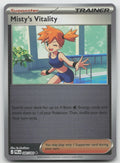 Misty's Vitality Reverse Holo Uncommon ME05: Pitch Black 080/084 NM