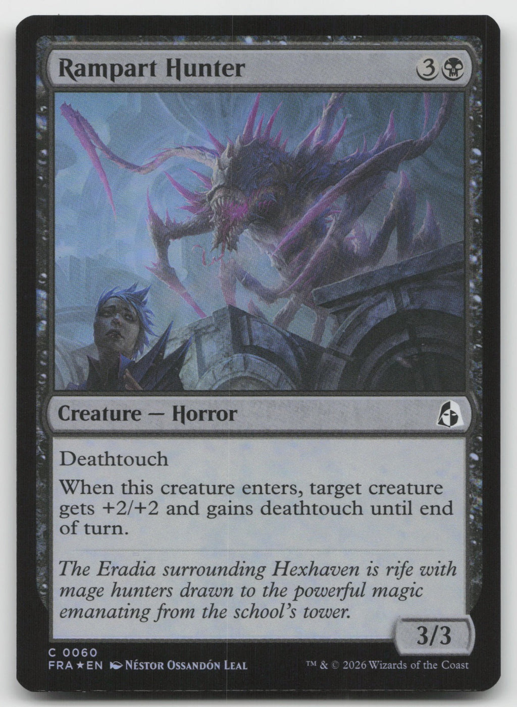 Rampart Hunter C Foil Reality Fracture 60 NM