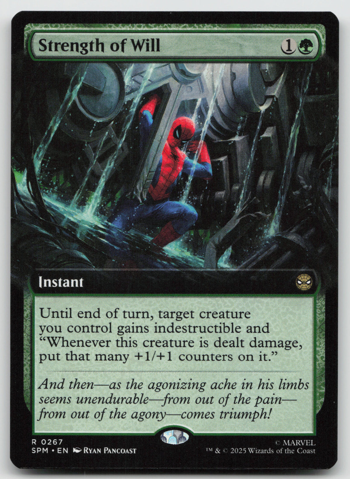 Strength of Will (Extended Art) R Normal Marvel's Spider-Man 267 NM