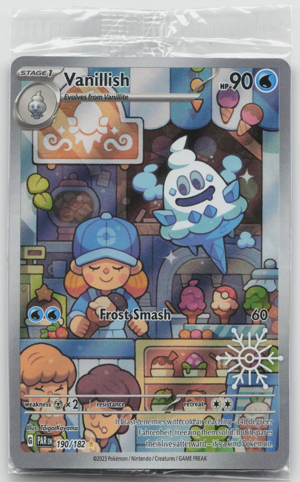 Vanillish (Holiday Calendar) Illustration Rare Holo Paradox Rift 190/182 NM