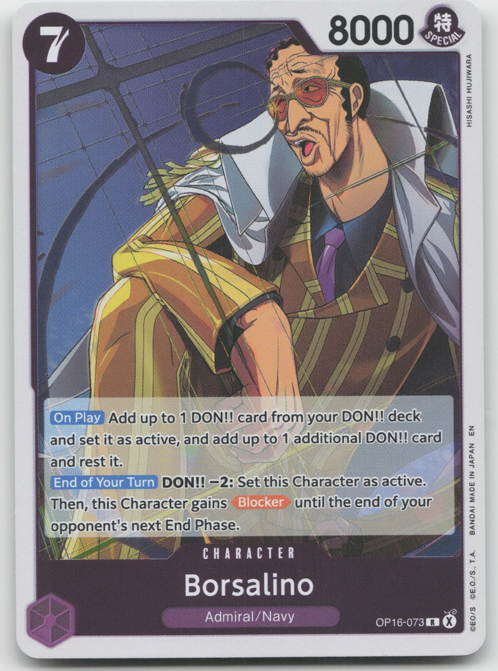Borsalino R Foil The Time of Battle OP16-073 NM