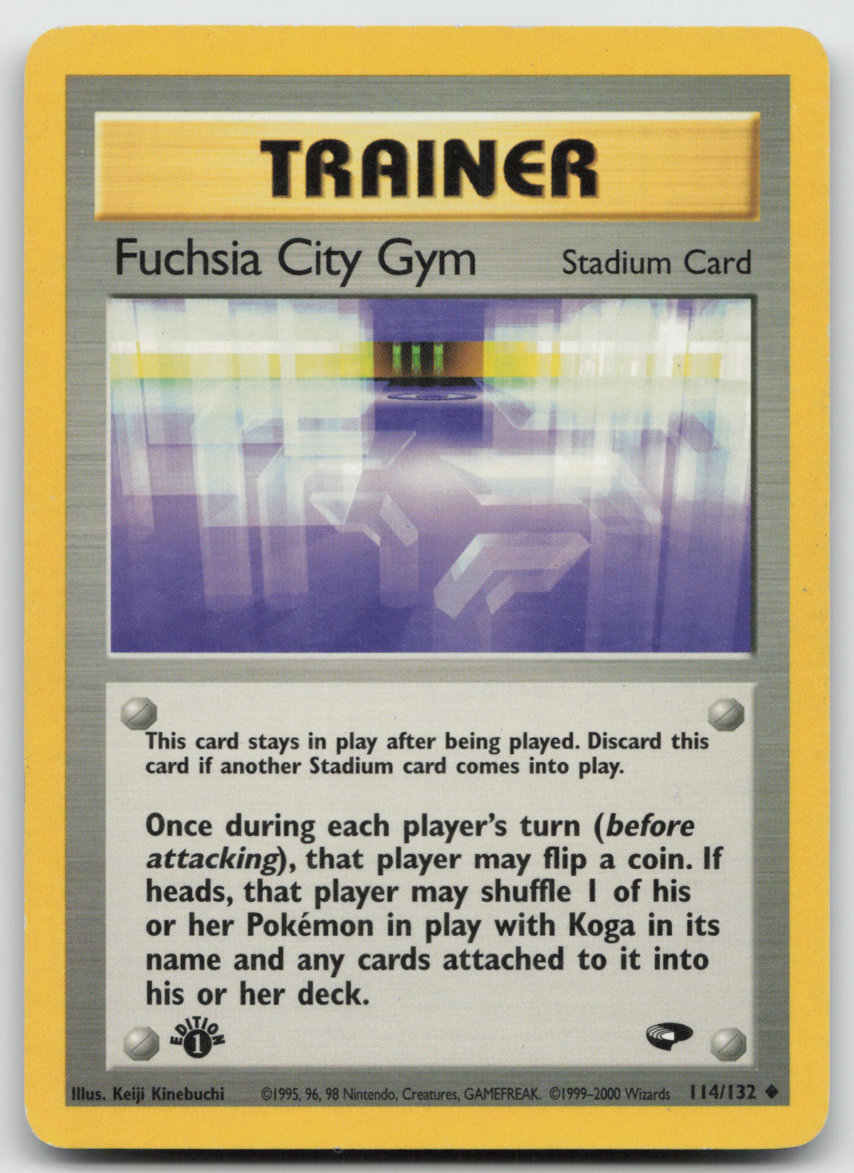 Fuchsia City Gym Uncommon 1st Edition Gym Challenge 114/132 HP