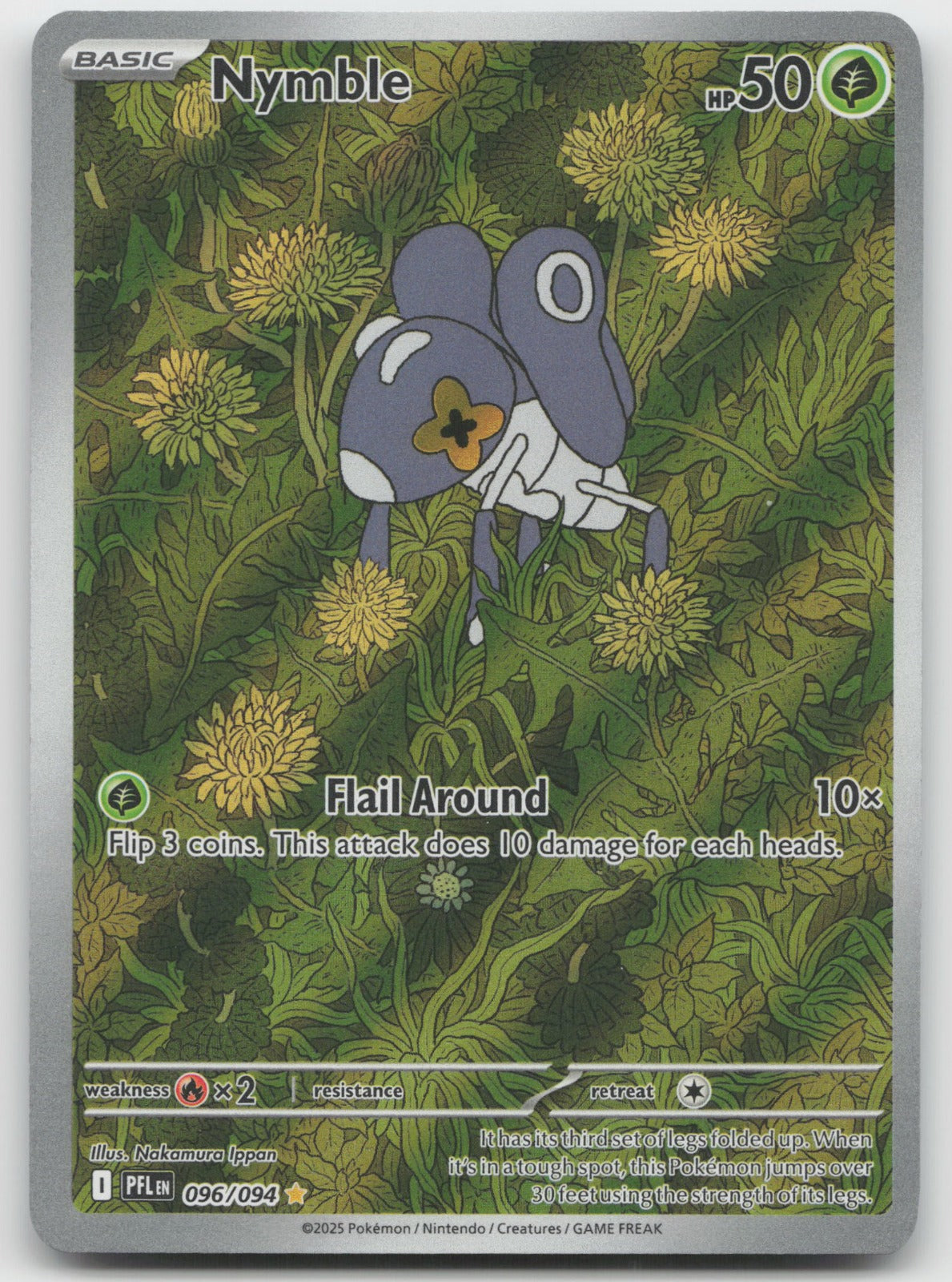Nymble Holo Illustration Rare ME02: Phantasmal Flames 096/094 NM