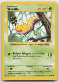 Weedle Common Normal Base Set (Shadowless) 69/102 DMG